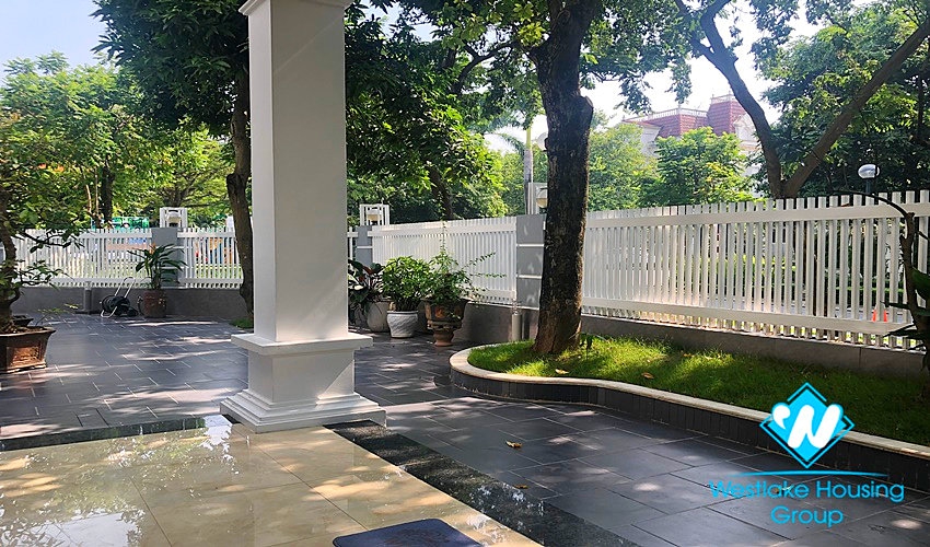 Beautiful new villa with full new equipments for rent in Ciputra, Tay Ho